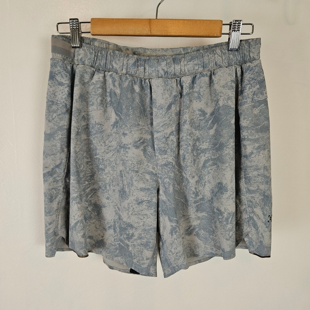 Lululemon Surge Shorts Men's XS Blue Print Liner